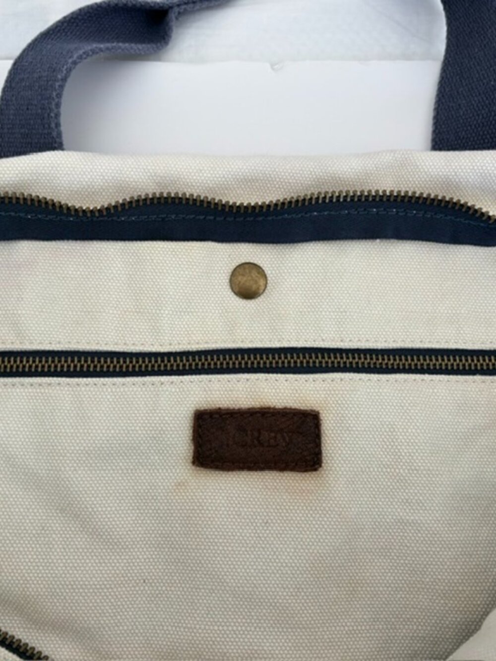 Vintage J.Crew duffel bag